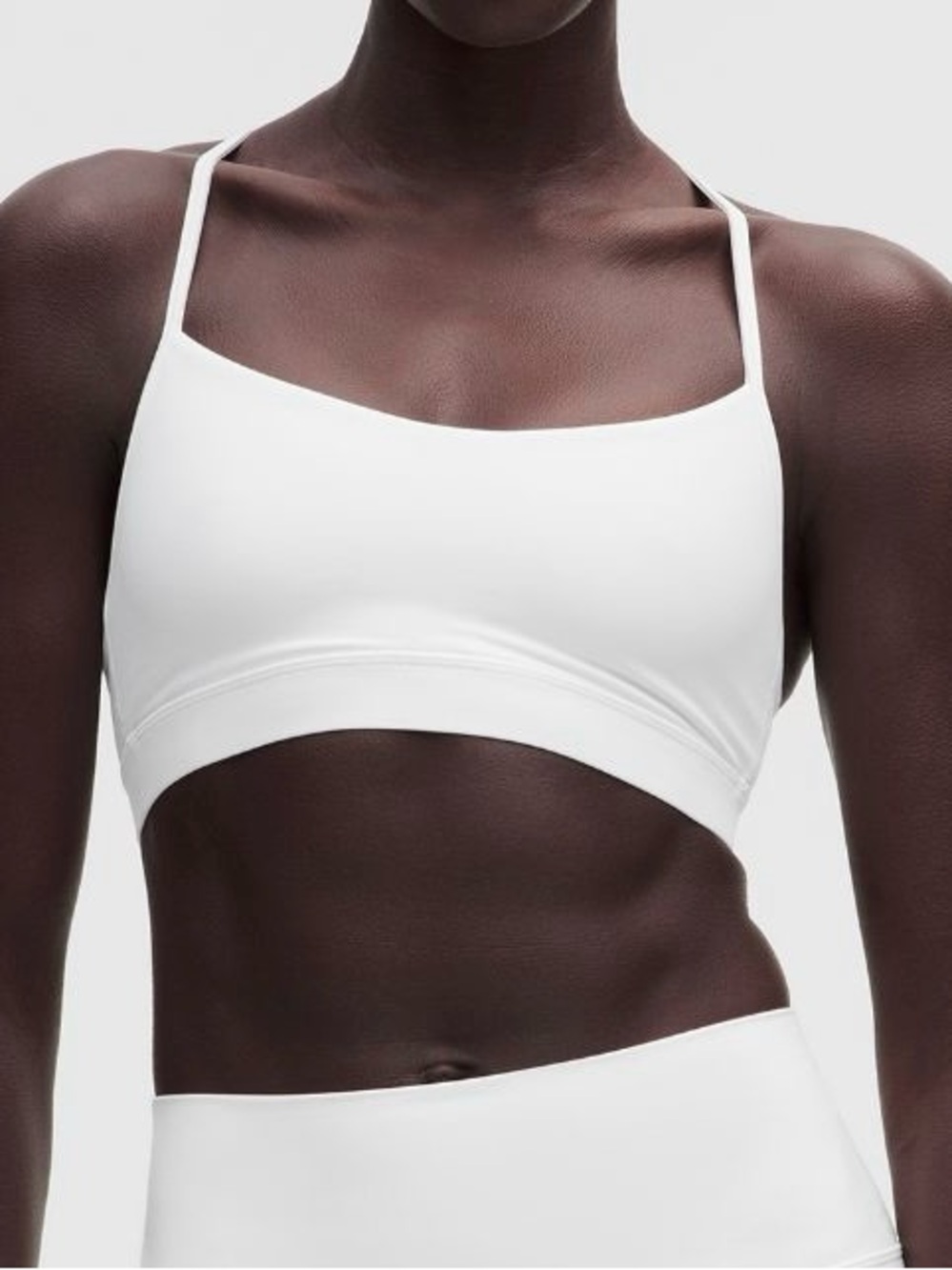 lululemon athletica White Strappy Sports Bra